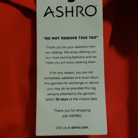 ASHRO Red Spaghetti Strap Dress Size 8 - Picture 6 of 8